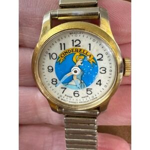 Vintage Bradley Cinderella Watch Disney Swiss Made Not Tested